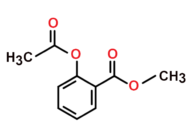 Dosiero:Methyl acetylsalicylate2D.png