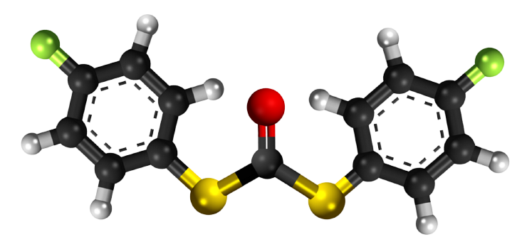 Dosiero:P-Chlorophenyl dithiocarbonate 3D.png