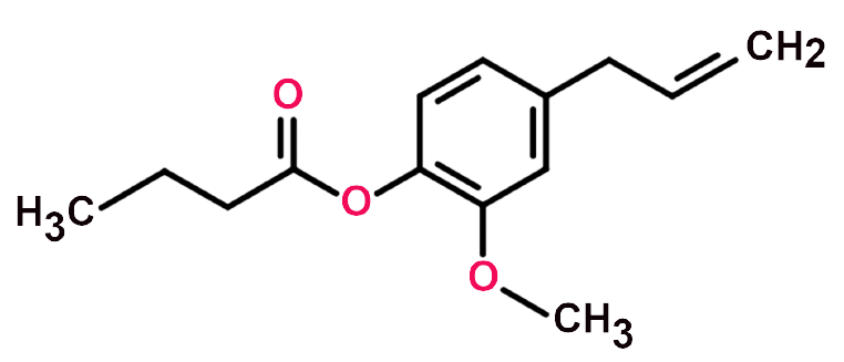 Dosiero:Eugenyl butyrate.png