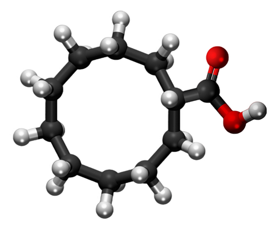 Dosiero:Cyclodecyl carboxylic acid 3D.png