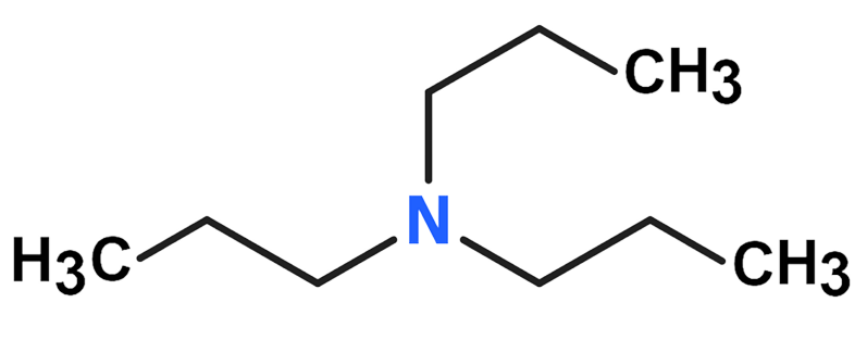 Dosiero:Tripropylamine 2D.png