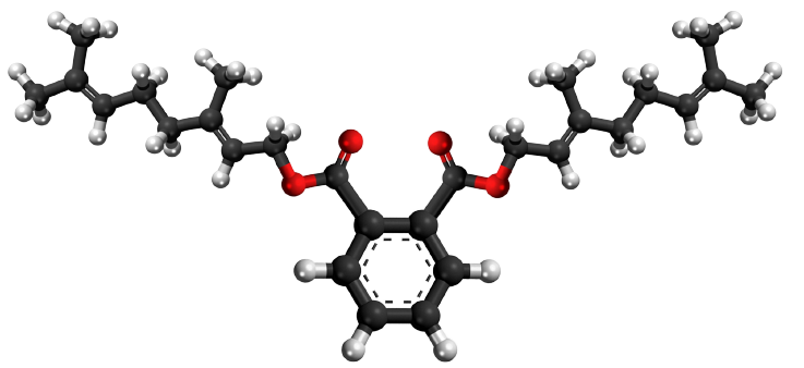 Dosiero:Geranyl phthalate 3D.png