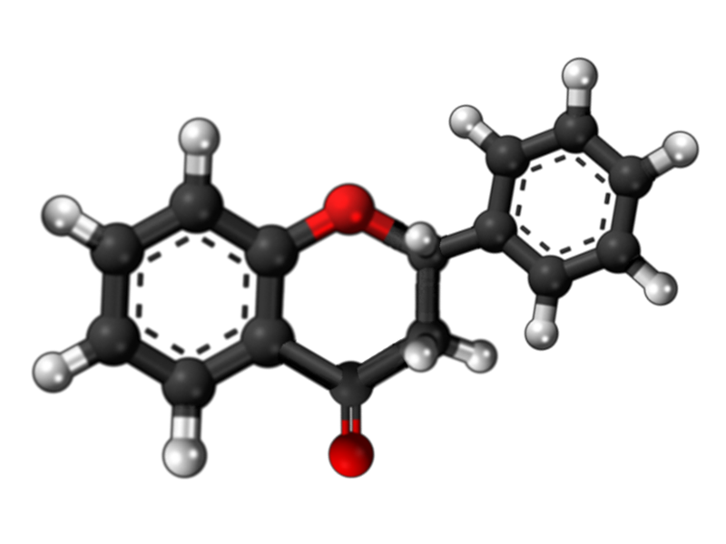 Dosiero:Flavanone 3D.png