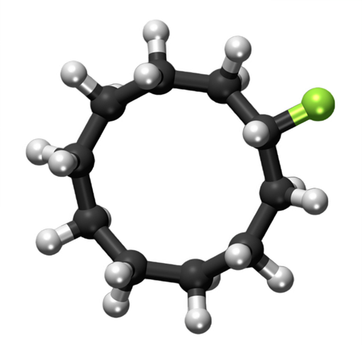 Dosiero:Cyclodecyl chloride 3D.png