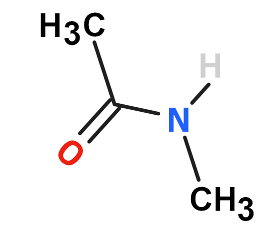 Dosiero:N-Methylacetamide 2D.png