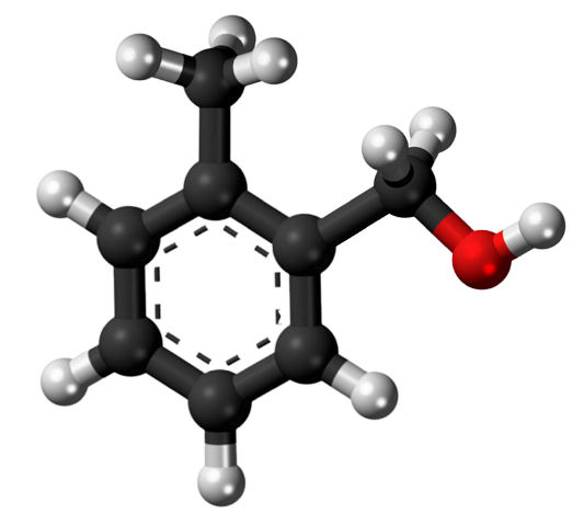 Dosiero:2-Methylbenzyl alcohol 3D.png