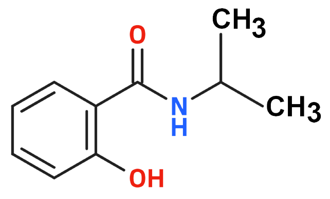 Dosiero:Isopropyl salicylamide 2D.png