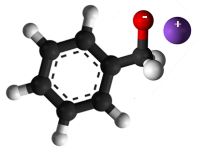 Dosiero:Sodium Phenylmethanolate3D.png