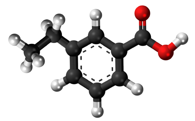 Dosiero:3-Ethylbenzoic acid 3D.png