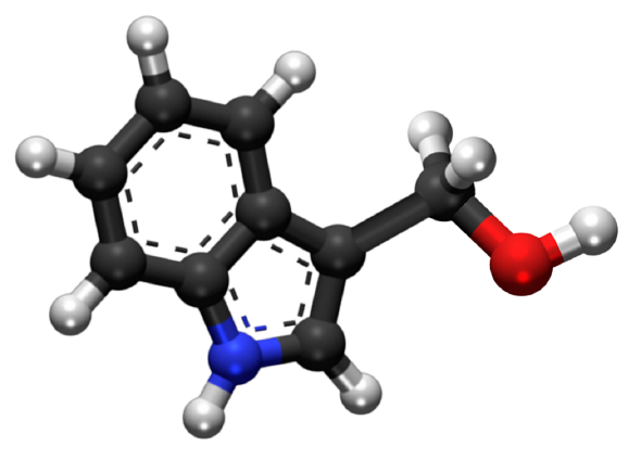 Dosiero:Indole-3-carbinol 3D.png