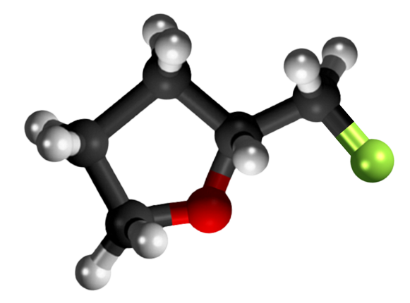 Dosiero:2-Tetrahydrofurfuryl chloride 3D.png