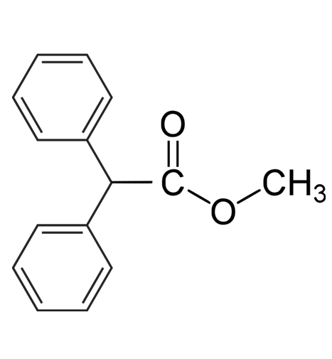 Dosiero:Methyl diphenylacetate 2D.png