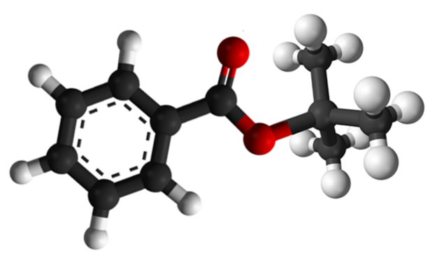 Dosiero:T-butyl benzoate3D.png