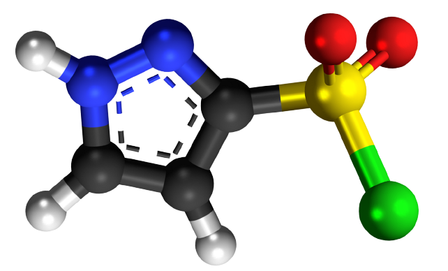 Dosiero:Pyrazole 3-sulfonyl chloride 3D.png