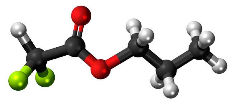 Dosiero:Propyl dichloroacetate 3D.png