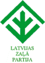 Emblemo de Latvia Verda Partio