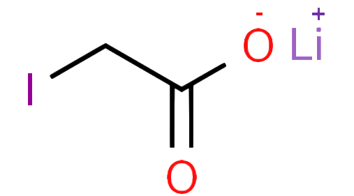 Dosiero:Lithium iodoacetatate 2D.png