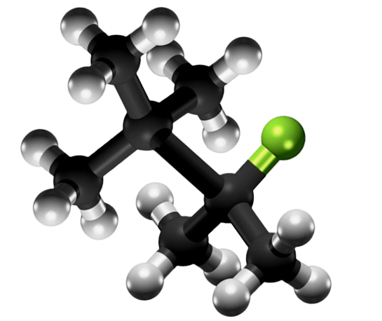 Dosiero:T-Heptyl chloride 3D.png