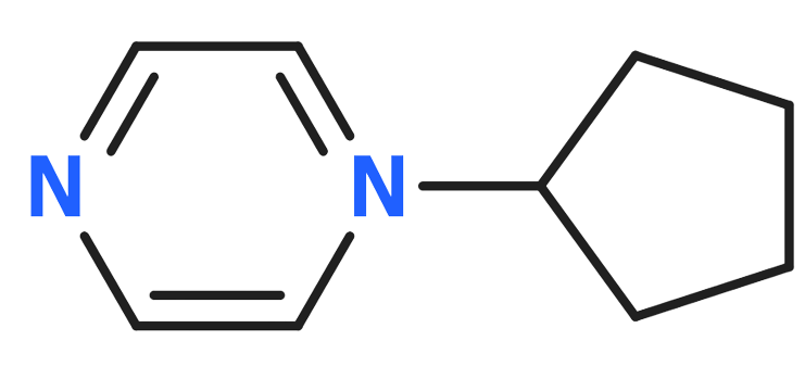 Dosiero:Cyclopentyl piperazine 2D.png