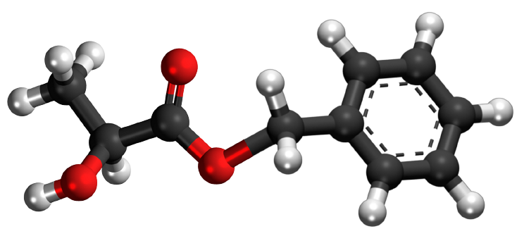 Dosiero:Benzyl lactate3D.png