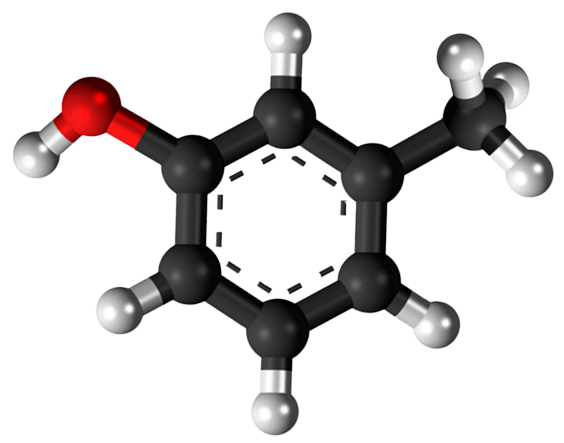 Dosiero:M-Cresol 3D.png