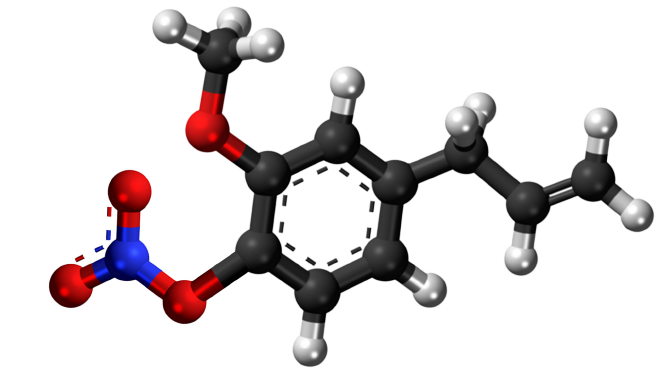 Dosiero:Eugenyl nitrate 3D.png