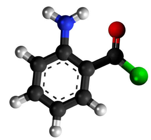 Dosiero:2-Aminobenzoyl chloride 3D.png