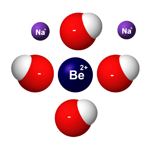 Dosiero:Sodium tetrahydroxoberyllate 3D.png