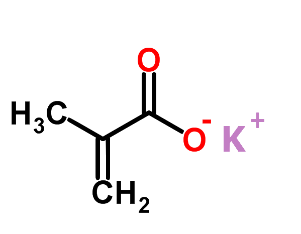 Dosiero:Potassium methacrylate 2D.png