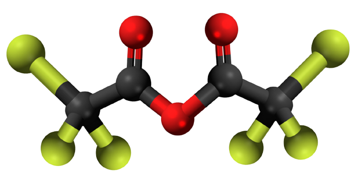 Dosiero:Trifluoroacetic anhydride 3D.png