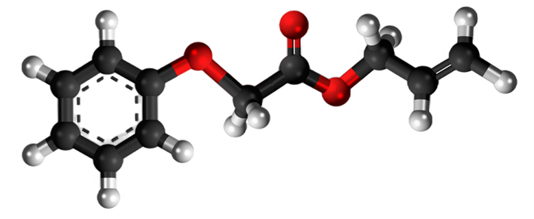 Dosiero:Allyl phenoxyacetate3D.png