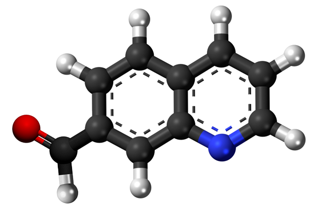 Dosiero:7-Quinoline carbaldehyde 3D.png