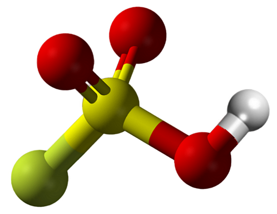 Dosiero:Fluorosulfuric acid 3D.png