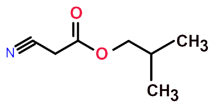 Dosiero:Isobutyl cyanoacetate 2D.png