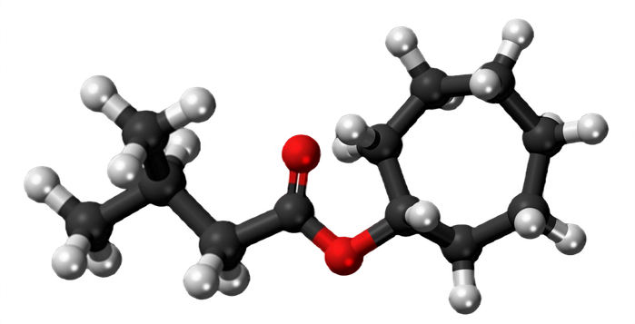 Dosiero:Cycloheptyl isovalerate 3D.png