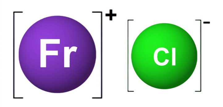 Dosiero:Francium chloride 3D.png