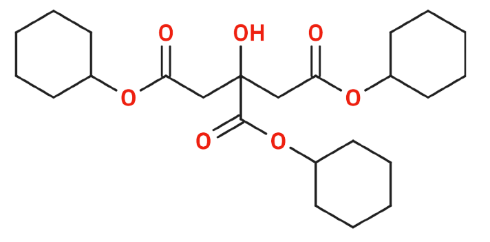 Dosiero:Tricyclohexyl citrate 2D.png