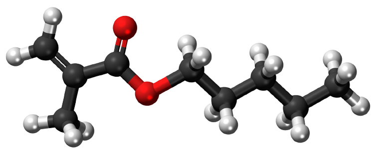 Dosiero:Amyl methacrylate 3D.png