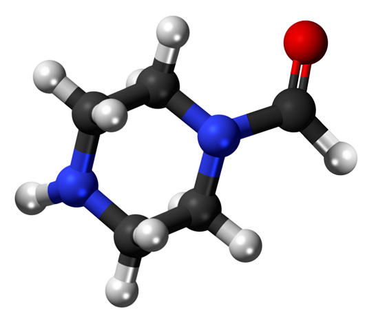 Dosiero:Formyl piperazine 3D.png