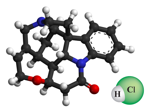 Dosiero:Strychnine chloride 3D.png