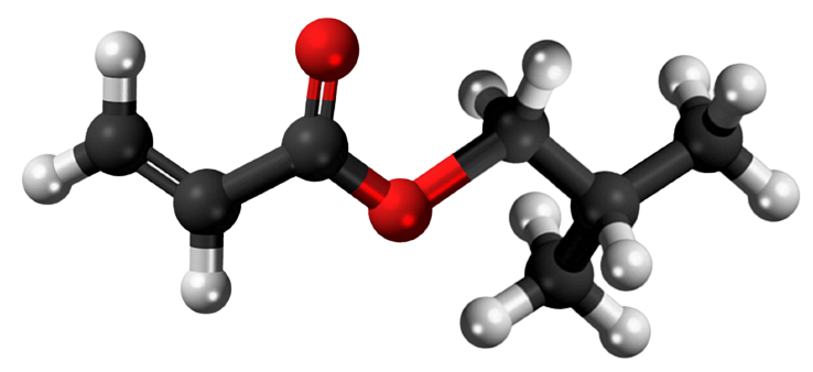 Dosiero:Isobutyl acrylate 3D.png