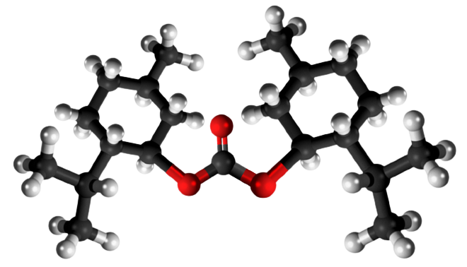 Dosiero:Menthyl carbonate 3D.png