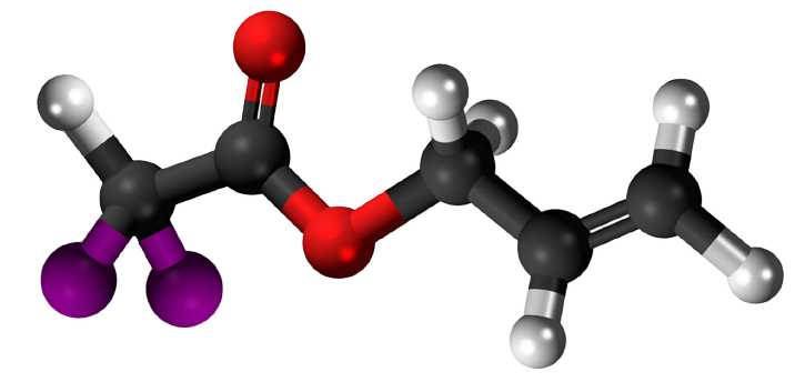 Dosiero:Allyl diiodoacetate 3D.png