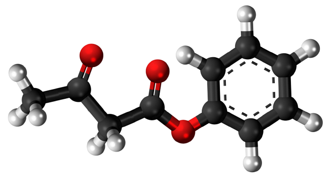 Dosiero:Phenyl acetoacetate 3D.png