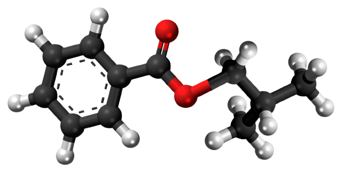 Dosiero:Isobutyl benzoate3D.png