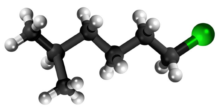 Dosiero:Isoheptyl chloride 3D.png