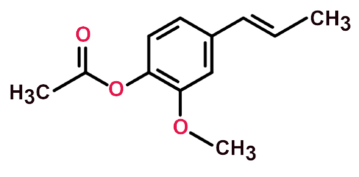 Dosiero:Isoeugenyl acetate2D.png