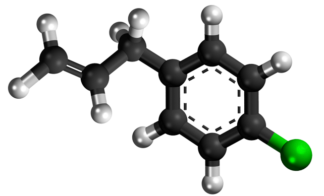 Dosiero:4-Chavicol chloride 3D.png