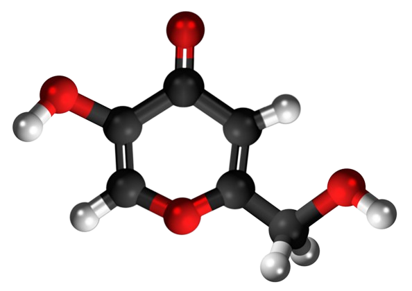 Dosiero:Kojic acid 3D.png