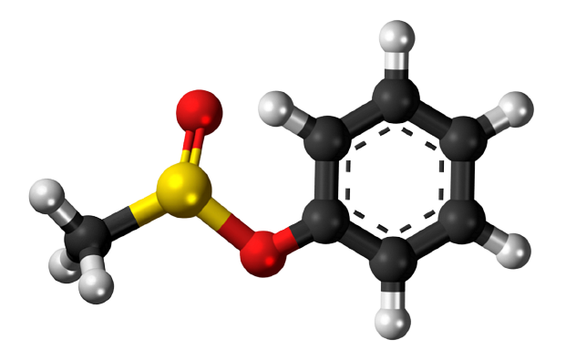 Dosiero:Phenyl methanesulfinate 3D.png